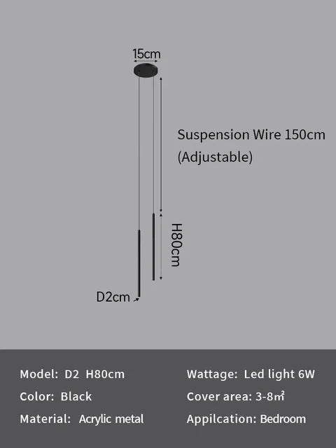 Zvyslá bodová lampa