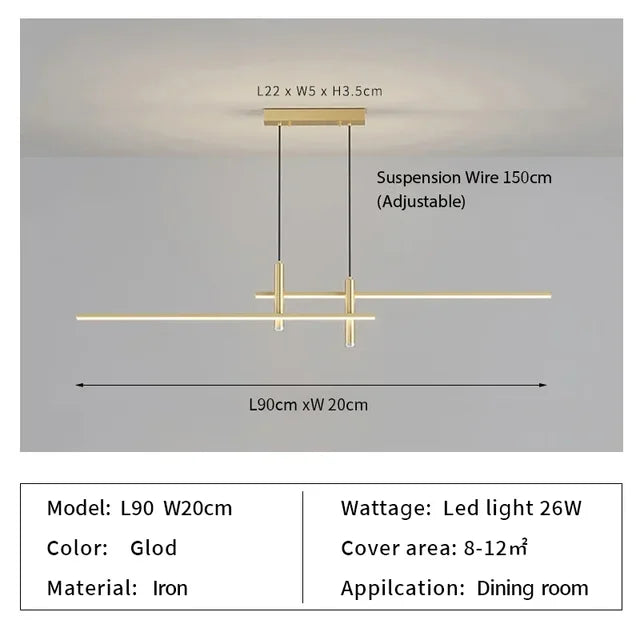Stropná lampa Aldebaran