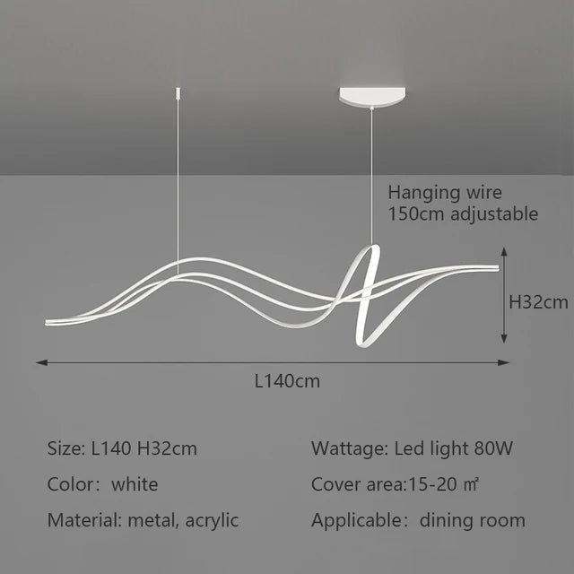 Stropná elegantná lampa Alnilam