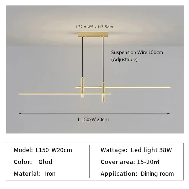 Stropná lampa Aldebaran