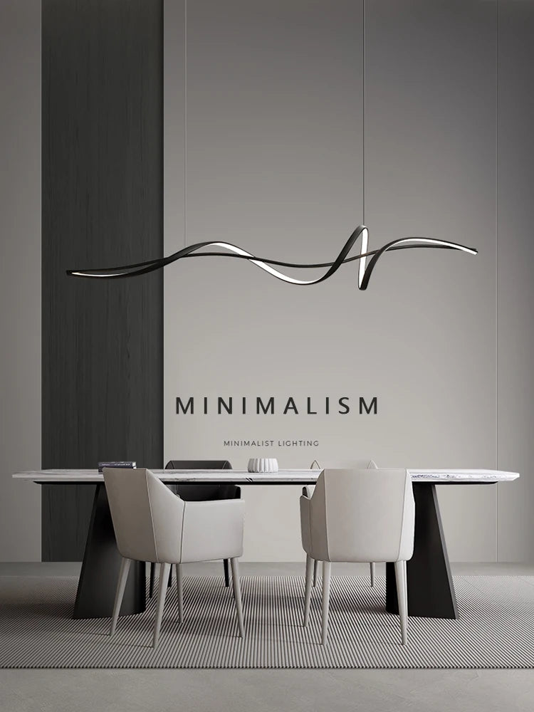 Minimalistické závesné osvetlenie s elegantnou líniou