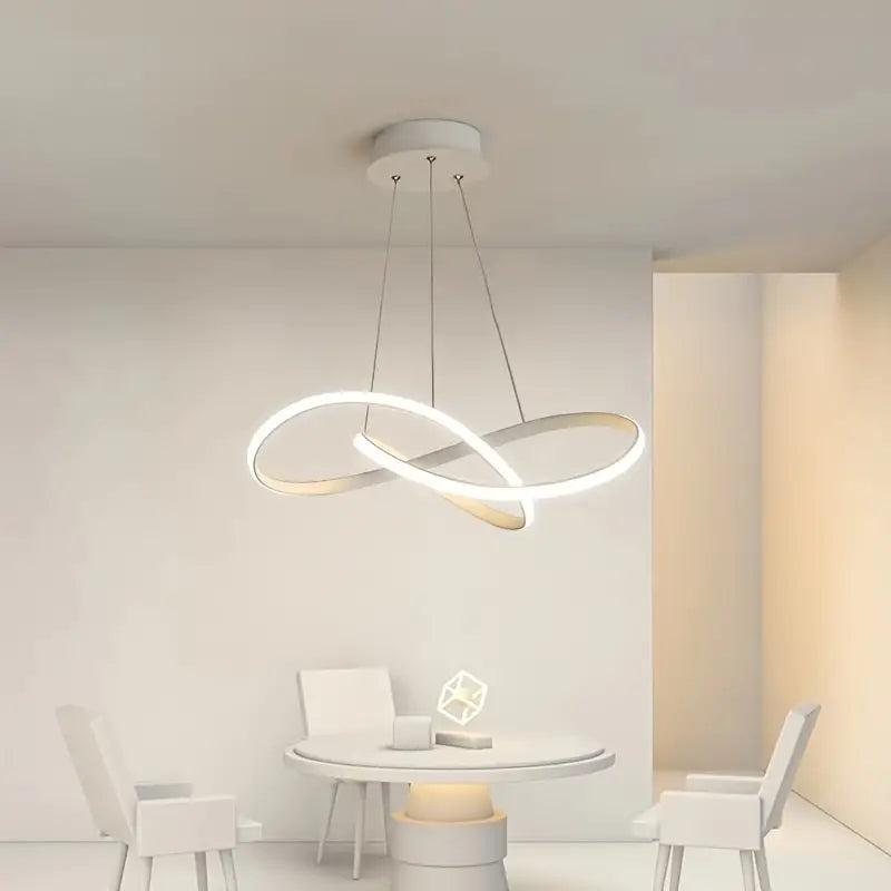 Moderné závesné LED osvetlenie s elegantným tvarom