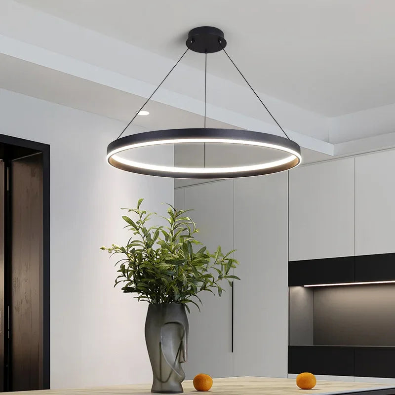 Stropná kruhová lampa Crux