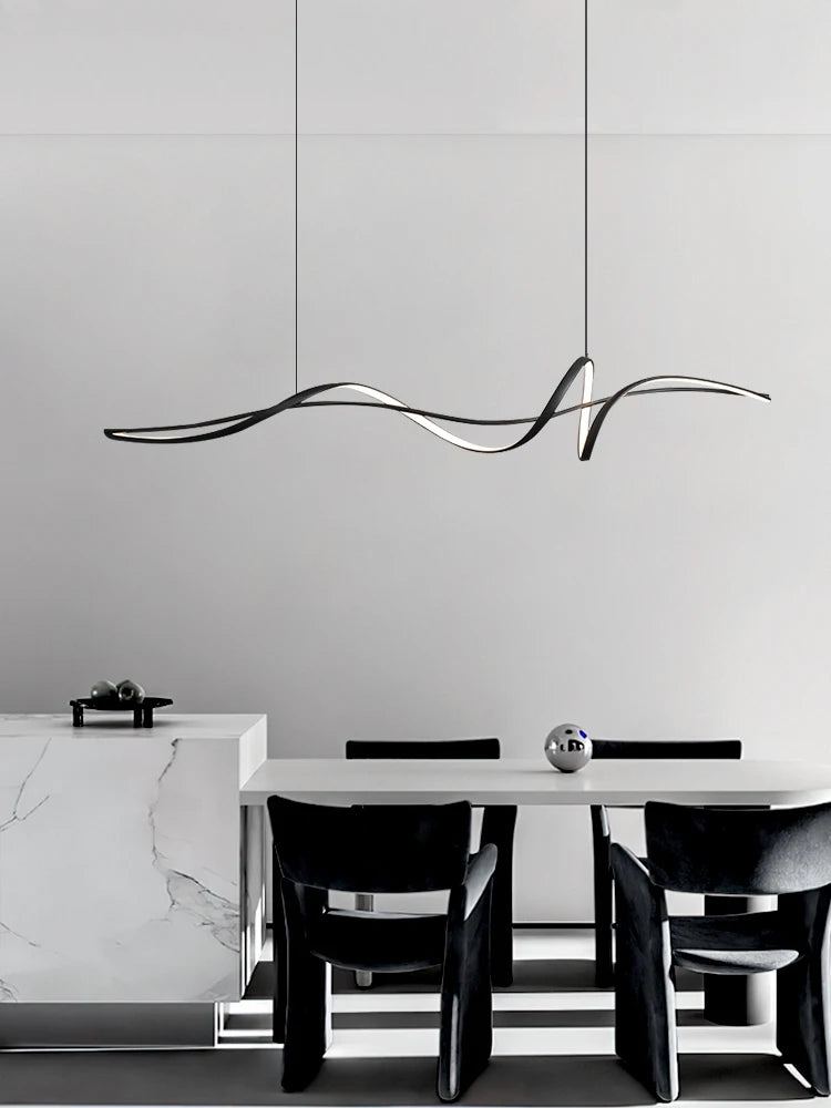 Minimalistické závesné osvetlenie s elegantnou líniou