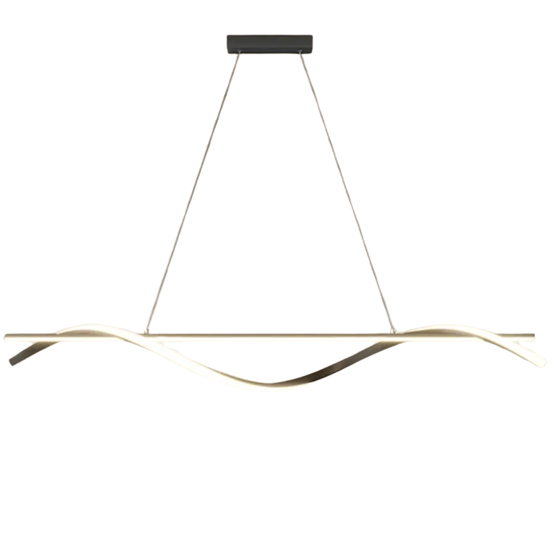 Moderná zvlnená lampa