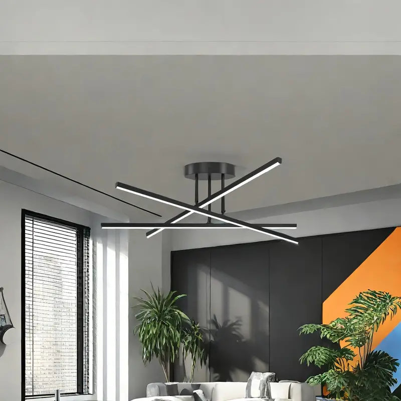 Moderné LED osvetlenie s krížovým dizajnom