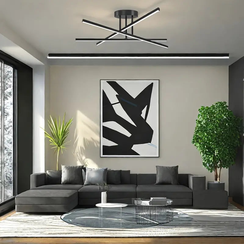 Moderné LED osvetlenie s krížovým dizajnom