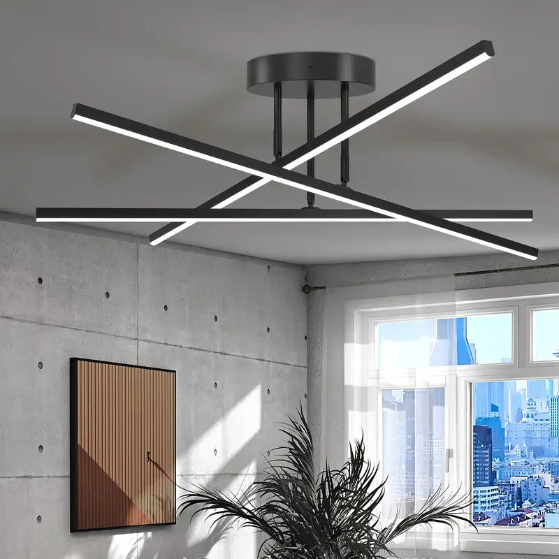 Moderné LED osvetlenie s krížovým dizajnom