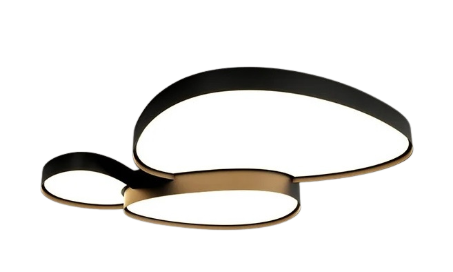 Estetická lampa v tvare jazierok