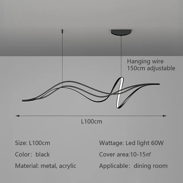 Stropná elegantná lampa Alnilam