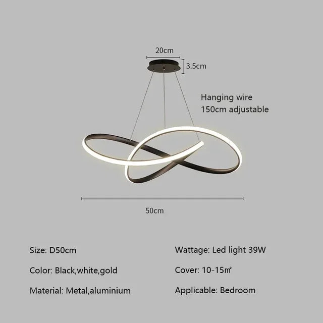 Stropná lampa Vulpecula