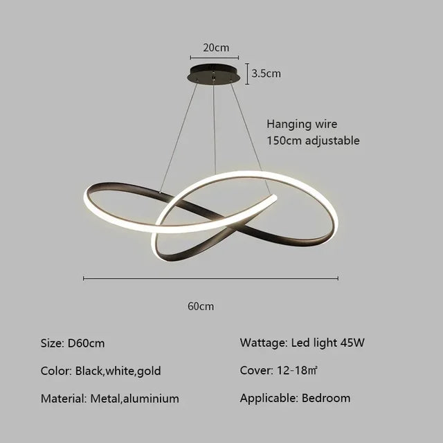 Stropná lampa Vulpecula