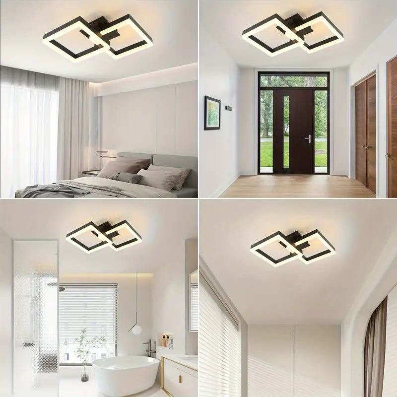 Elegant LED lamp in the shape of frames