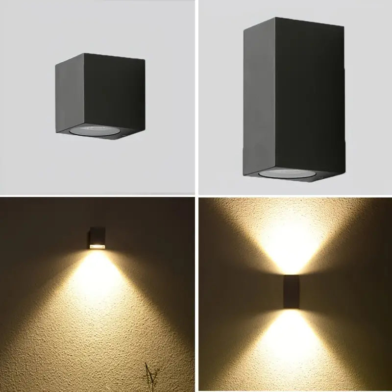 Minimalistická nástenná lampa s jemným osvetlením