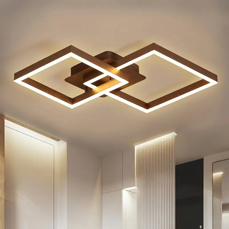 Elegant LED lamp in the shape of frames