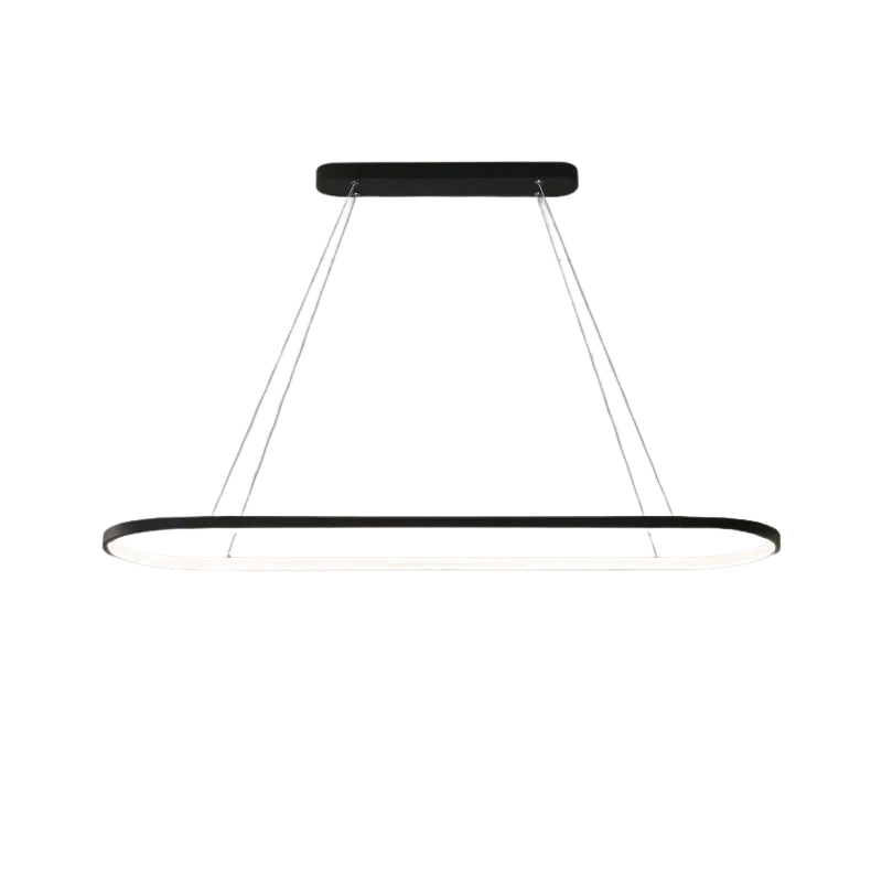 Moderná oválna lampa