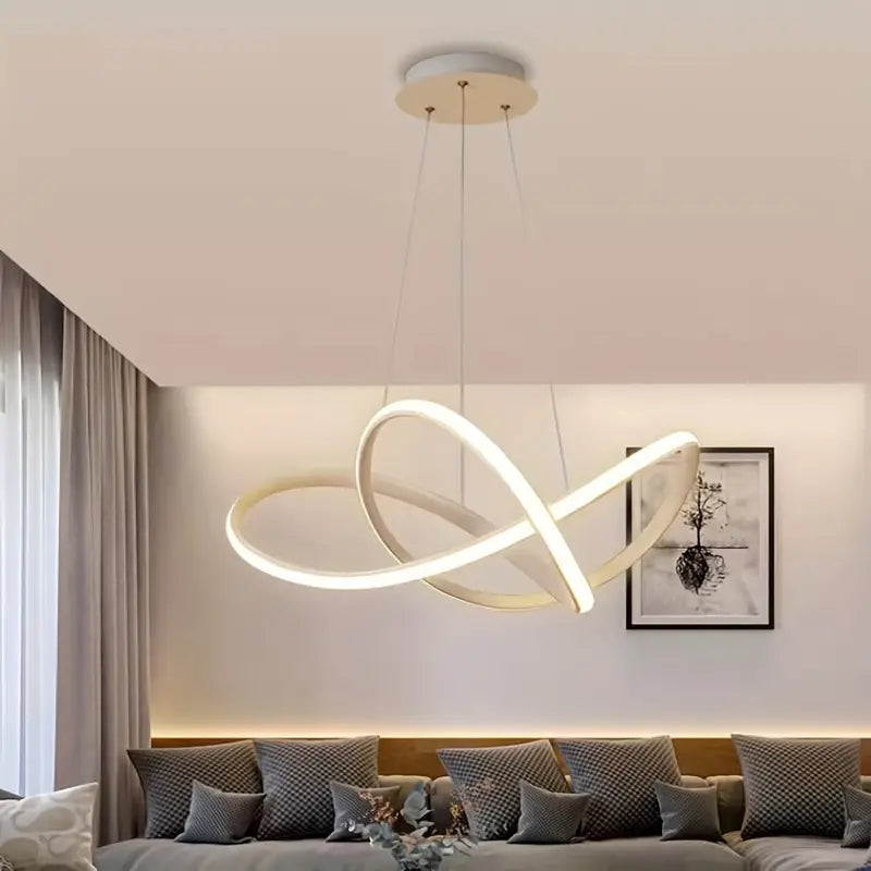 Moderné závesné LED osvetlenie s elegantným tvarom