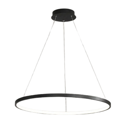 Moderná kruhová lampa