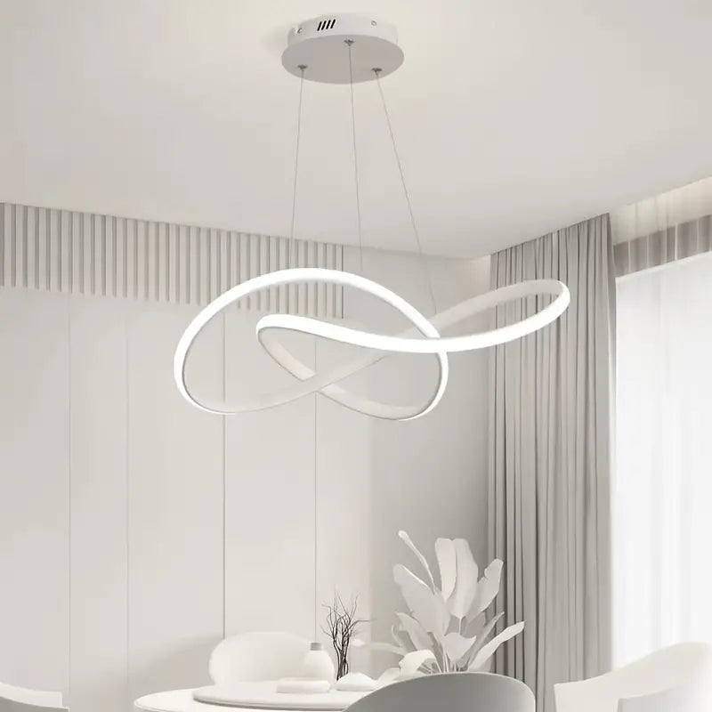 Moderné závesné LED osvetlenie s elegantným tvarom