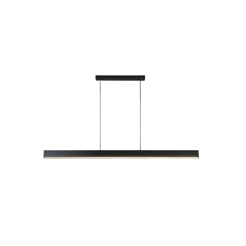 Dlhá moderná jedálenská lampa