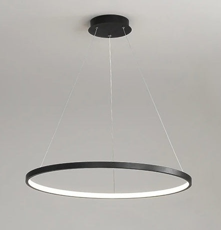 Moderná kruhová lampa