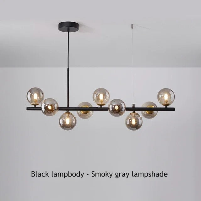 Guličková moderná lampa