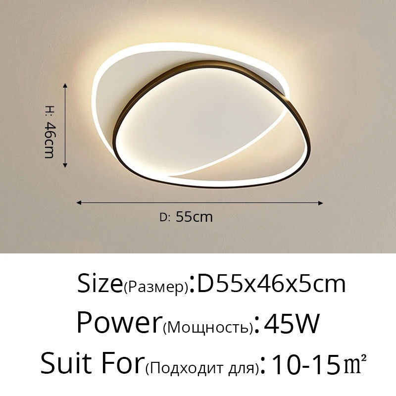 Minimalistická lampa v elegantných tvaroch