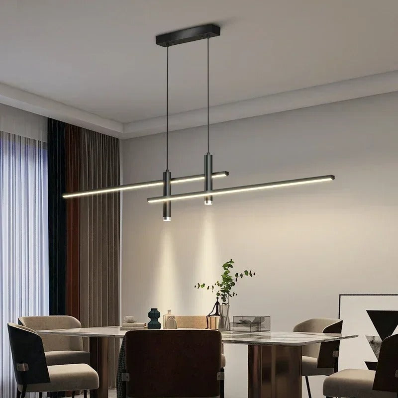 Moderná dvojramenná lampa