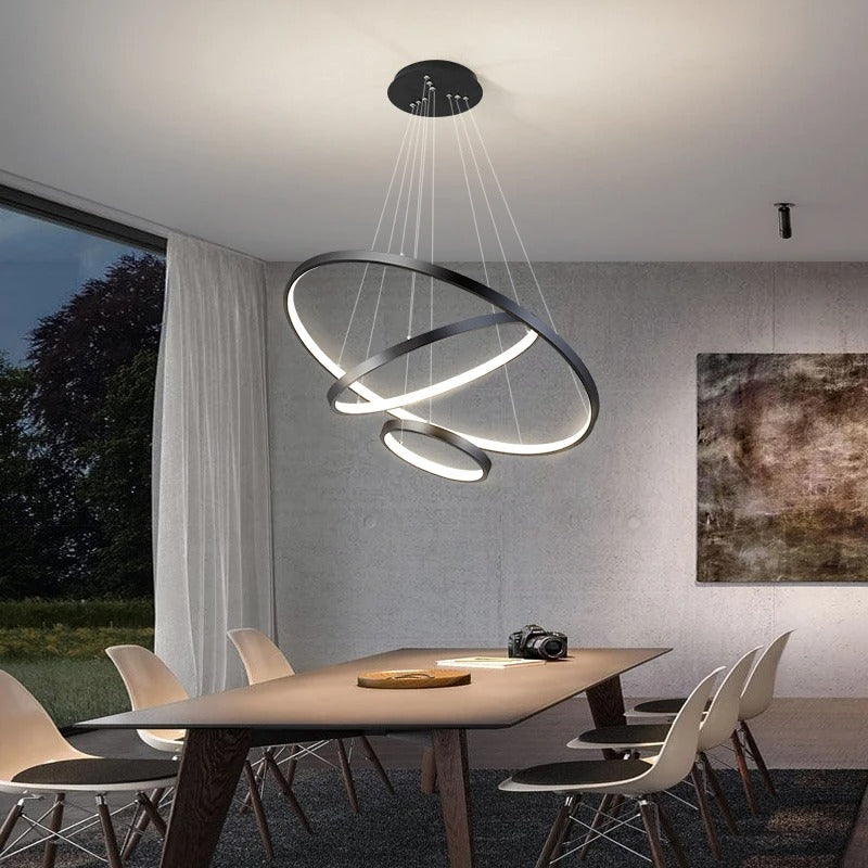 Lampa moderné kruhy