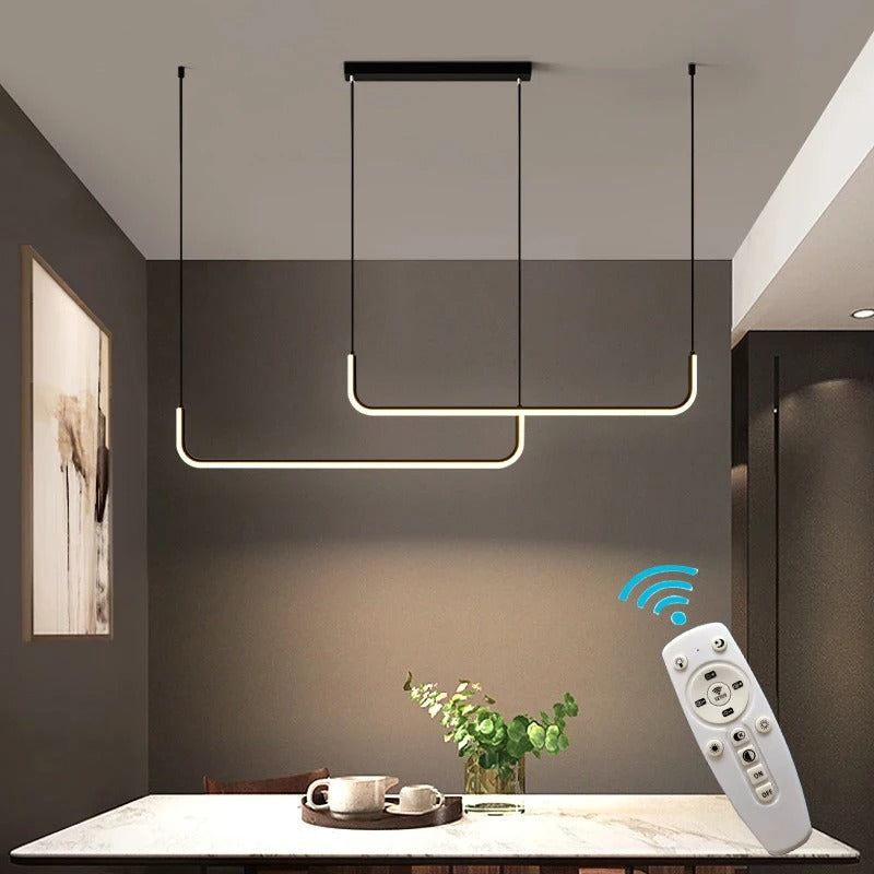 Minimalistická jedálenská lampa