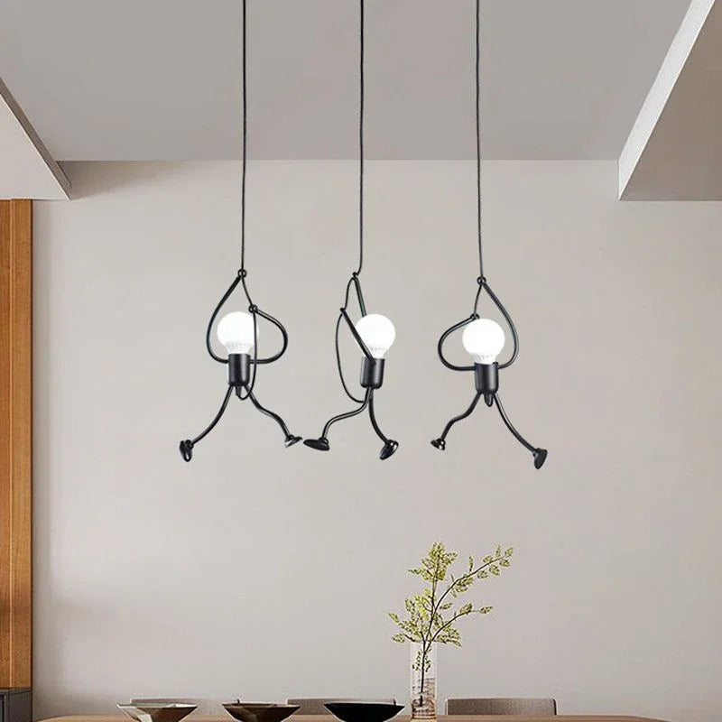 LED lampa s motívom postavičky