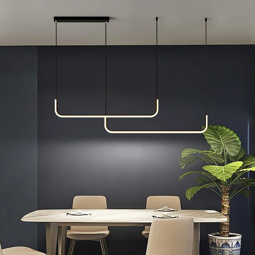 Minimalistická jedálenská lampa