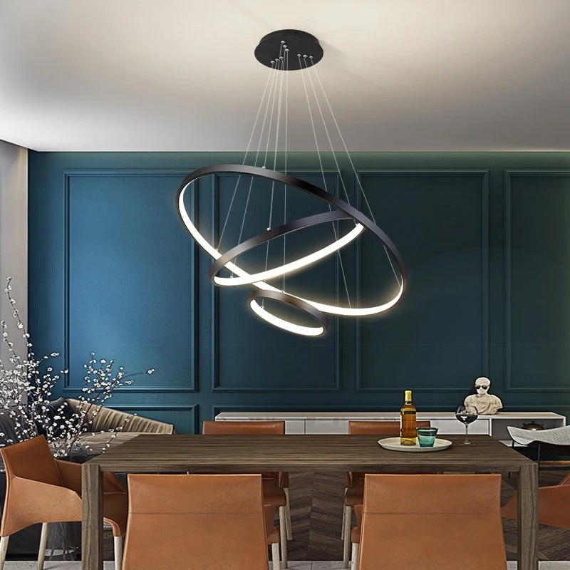 Lampa moderné kruhy