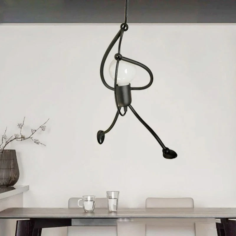 LED lampa s motívom postavičky