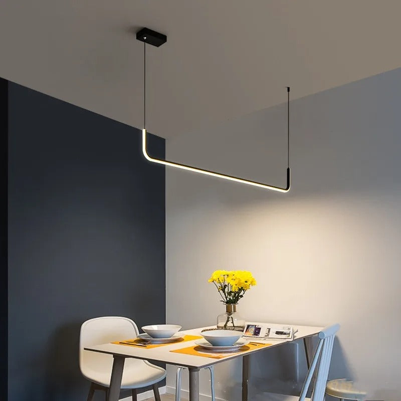 Minimalistická jedálenská lampa