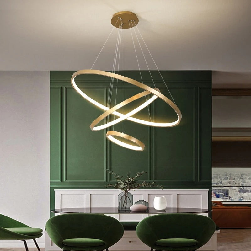 Lampa moderné kruhy