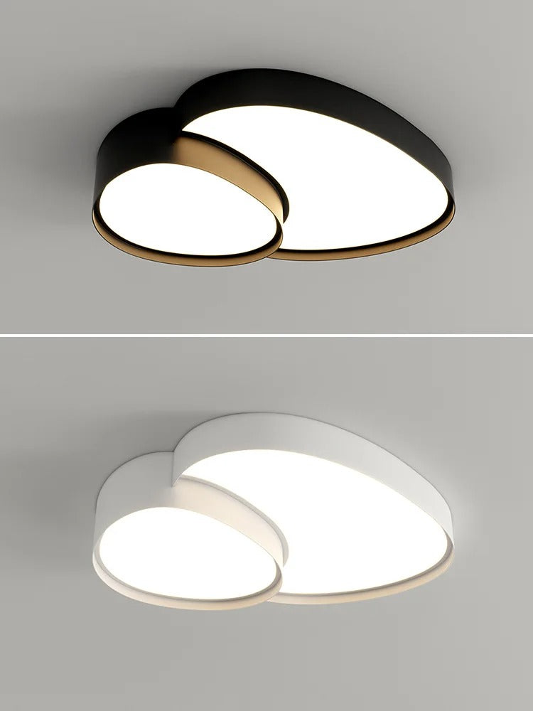 Estetická lampa v tvare jazierok