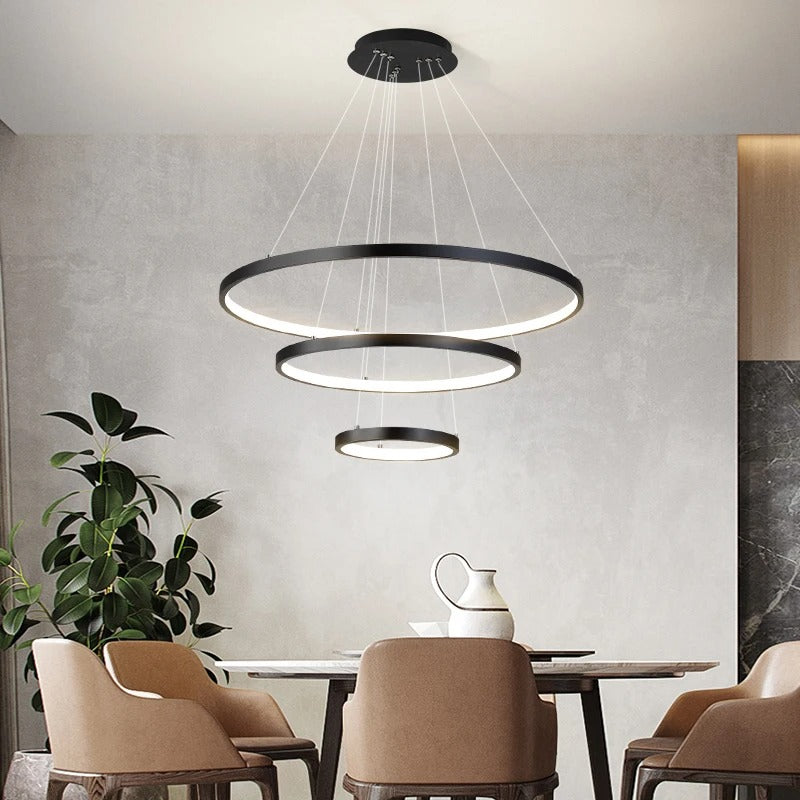 Lampa moderné kruhy