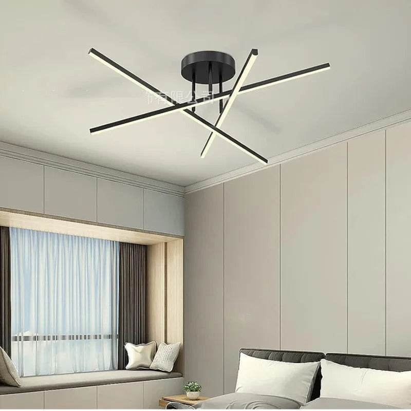 Trojitá moderná lampa