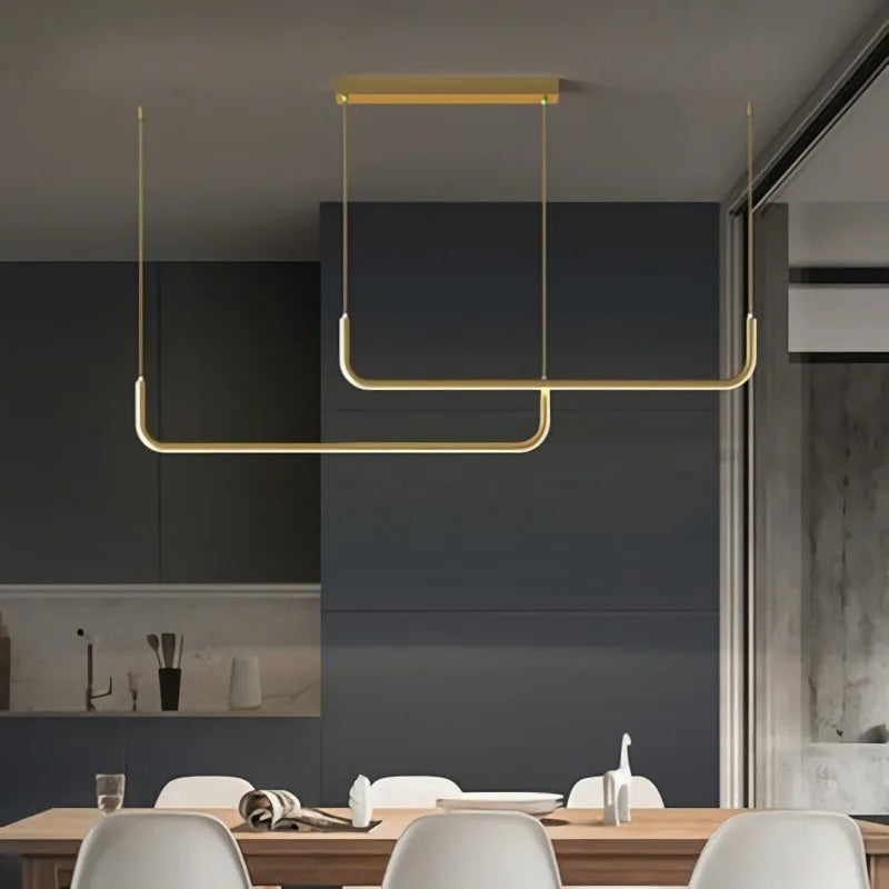 Minimalistická jedálenská lampa