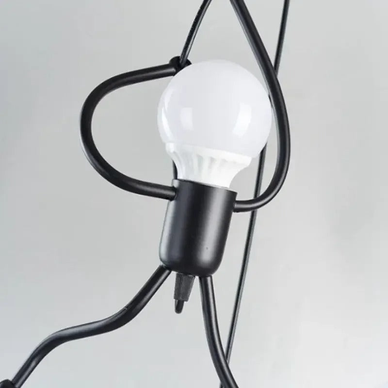 LED lampa s motívom postavičky