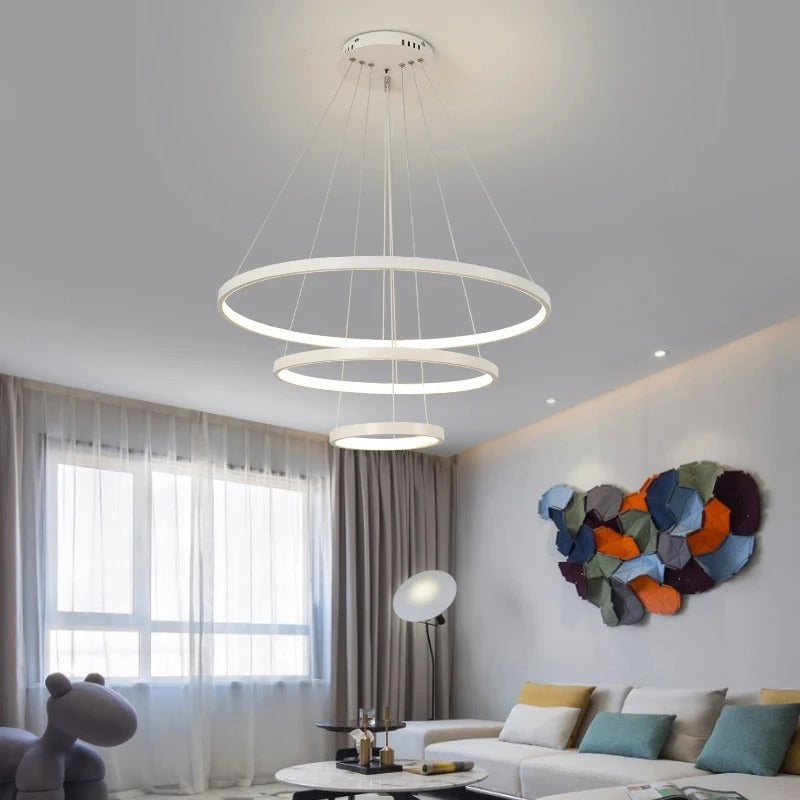 Lampa moderné kruhy
