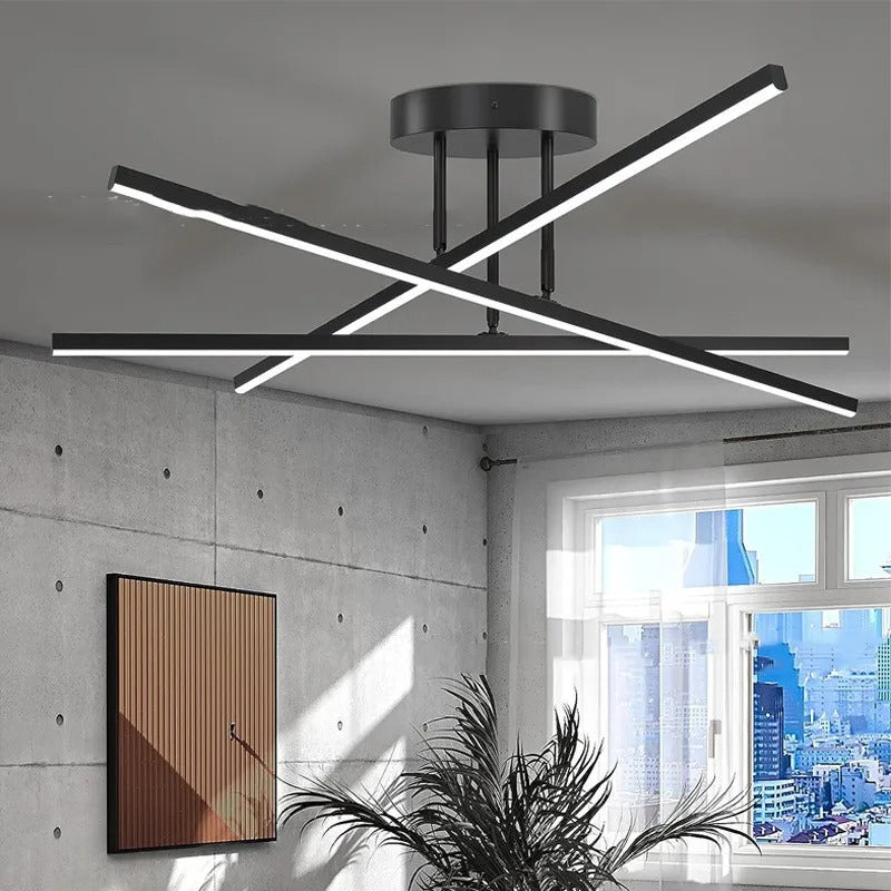 Trojitá moderná lampa