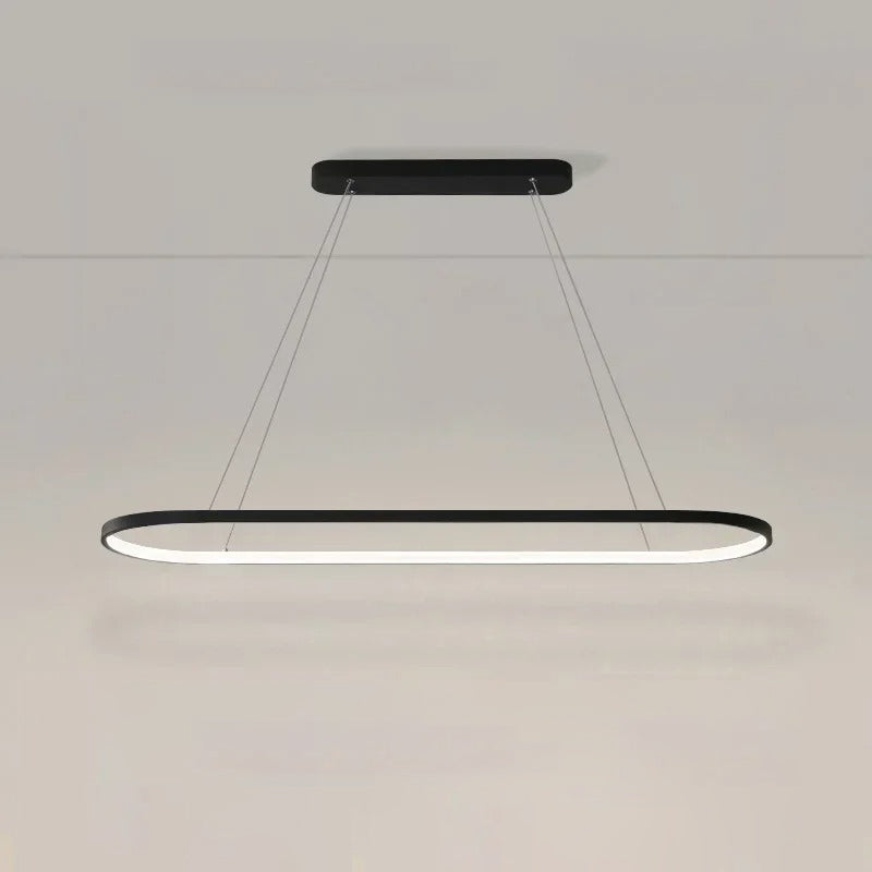 Moderná oválna lampa