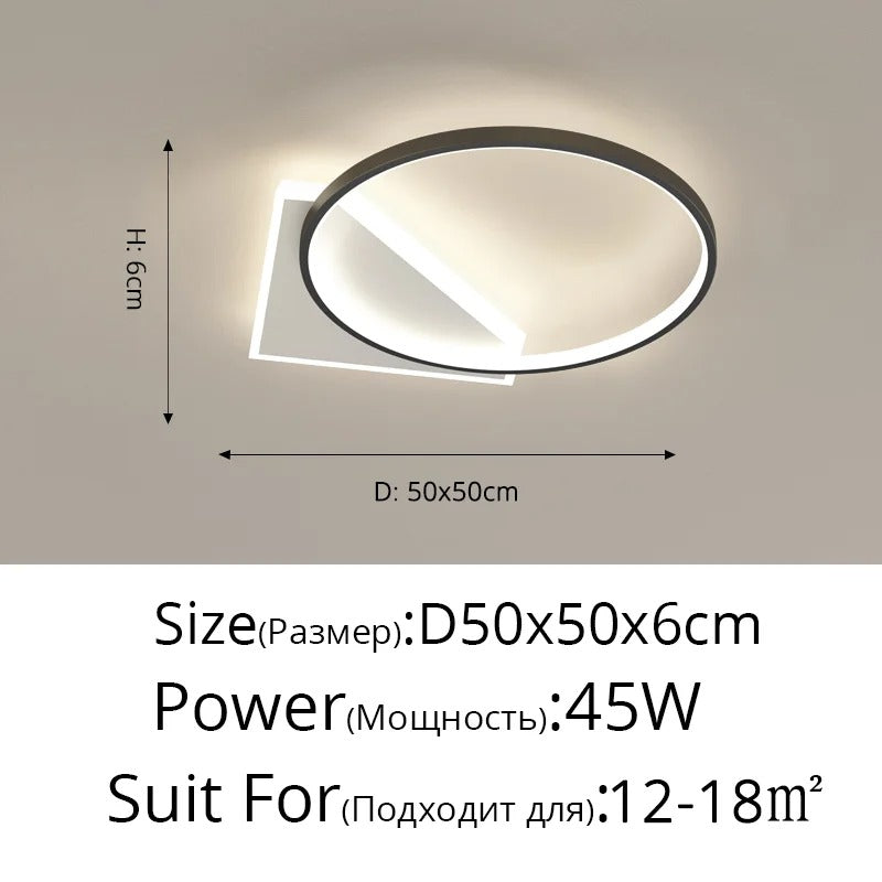 Minimalistická lampa v elegantných tvaroch