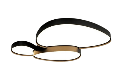 Estetická lampa v tvare jazierok