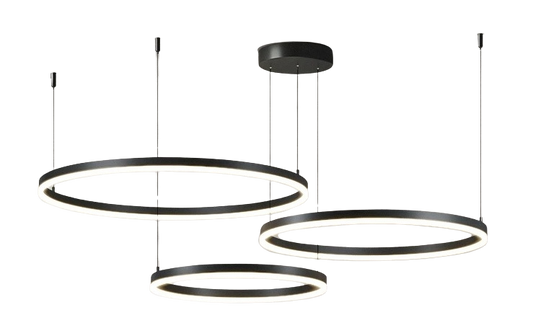 Trojitá oválna lampa