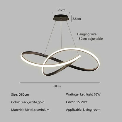 Stropná lampa Vulpecula