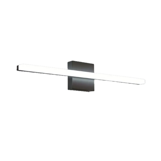 LED wall light above the mirror