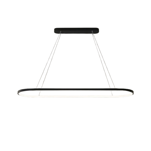 Moderná oválna lampa